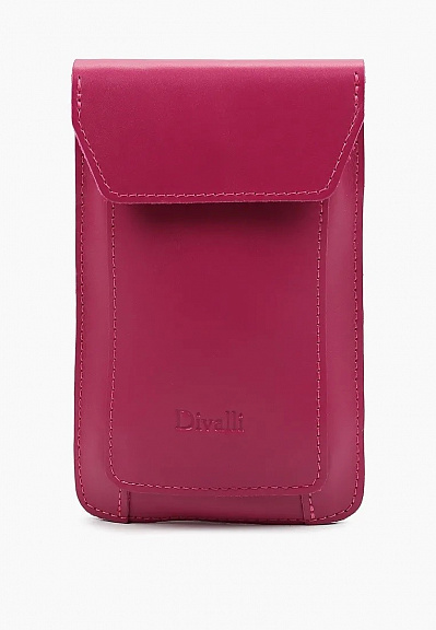 Кожаный чехол для телефона розовый A039 fuchsia